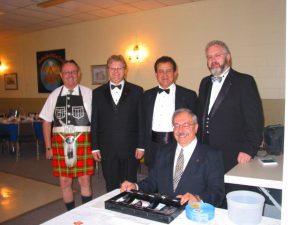 50th Reciprocal Visit. Our sincere thanks to these Ladies of Nickel Lodge, who looked after the meal.