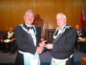 50th Reciprocal Visit - Our Masters: W. Bro.'s Post and Howe.