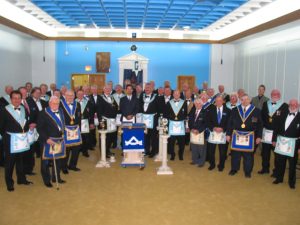 50th Reciprocal Visit - The Meeting. The attending Brethren.