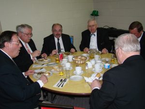 March - The District Deputy Grand Master's Official Visit begins with supper.