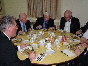March - The District Deputy Grand Master's Official Visit begins with supper.