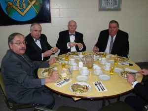 March - ...then the business of the evening.