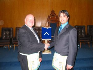 March - Brother Fred Kirk became a Master Mason, and Brother Bernie Fransen & Brother Eric Lafleur proved their proficiency as Master Masons.