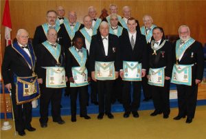 Past Master's Night, October 2004. W. Bro R.J. Storie as acting Master.