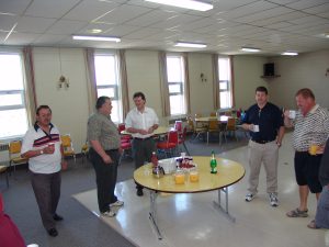 The Master's Breakfast Meeting - June 2006. Anticipation of the repast.