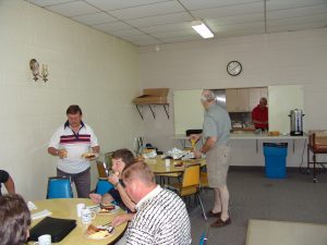 The Master's Breakfast Meeting - June 2006. Breakfast began on time.