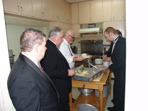 Past Master's Night in November for Brother Eric Lafleur's Second Degree with the Traditional Venison Dinner.