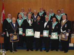 Past Master's Night in November for Brother Eric Lafleur's Second Degree with the Traditional Venison Dinner.