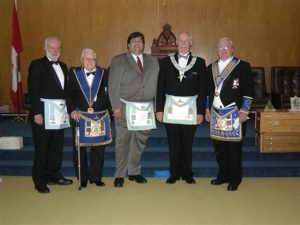 September Start-Up - Third Degree for Brother Marc Petrick with our new DDGM - Right Worshipful Brother Ed Rennie.