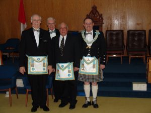 Step-Up Night 2007 - Third Degree for Brother Terry Beange.