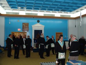 District Deputy Grand Master, Right Worshipful Brother Peter Gordon's Official Visit - First Degree Exemplification.