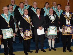 District Deputy Grand Master, Right Worshipful Brother Peter Gordon's Official Visit - First Degree Exemplification.