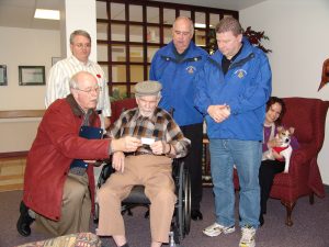 50 Year Pin Presentation to Brother John McDougall.