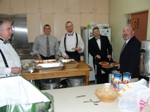A formidable Kitchen Crew.