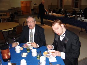 Banquet hour was most rewarding!