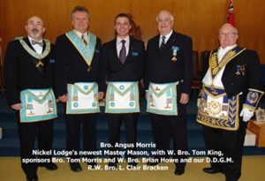 Nickel Lodge April 2nd 2014 Meeting - Official Visit.