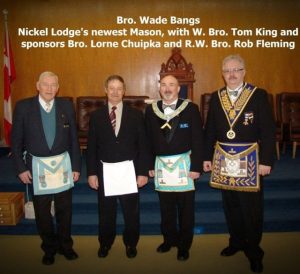 Nickel Lodge March 5th 2014 Meeting.