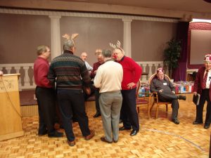 Sudbury-Manitoulin District Masonic Choir "do-wops" it up. December 2005.