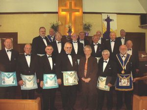 The Choir at the Sudbury-Manitoulin District Divine Service, Espanola United Church. April 2006.