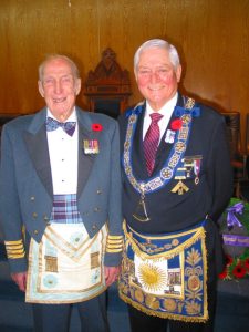 Veterans' Appreciation Night at Bethel Lodge - Open Lodge ceremony.