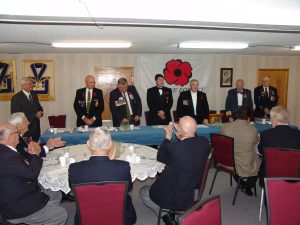 Doric Lodge Recognises Veterans during Legion Week.