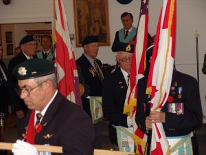 Doric Lodge Recognises Veterans during Legion Week.