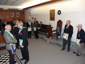 Doric Lodge Recognises Veterans during Legion Week.