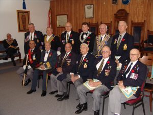 Doric Lodge Veterans' Recognition ceremony.