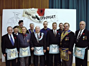 Participants in the 2008 Copper Cliff Remembrance Day Ceremony.