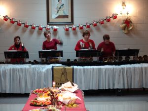 Nickel Lodge Memorial Night entertainment by "KAMPANA" following the service. December 2005.