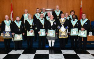 W. Bro. John Leonards installation , and the officers of Nickel Lodge for the 2026-2027 Masonic Year